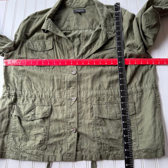 Talbots Safari Army Green Jacket size 2X - Picture 8 of 9